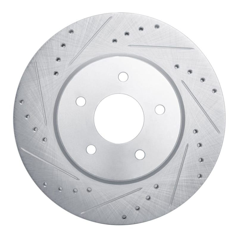 R1 Concepts — R1 19-24 Infiniti QX50 Rear Left Drilled & Slotted Silver Brake Rotor
R1 Brake Rotor Drill