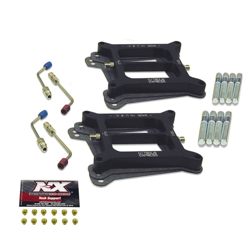 Nitrous Express — Nitrous Express Dual 4150 Stage Six Nitrous Plate Conversion
Injector Plate
N2OPlate