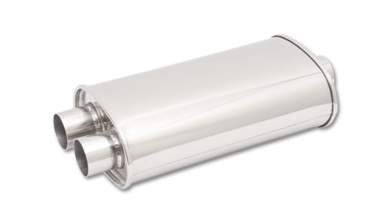 Vibrant — Vibrant StreetPower Oval Muff 5inx9inx15in long Muff body 2.5in in I.D. x dual 2.25in out CenterDual
2.5"x2.25"DualMufflr
2.5"IDMuffDual2.25OD
Muffler