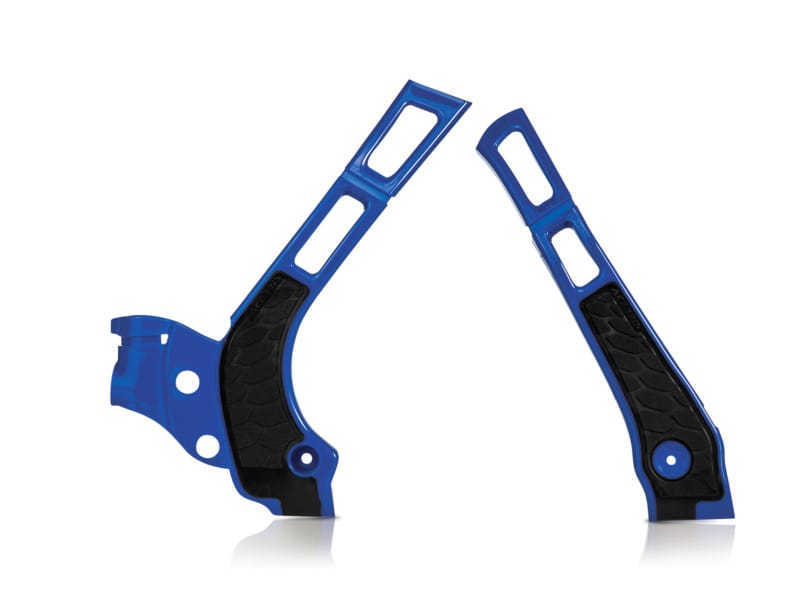 Acerbis — Acerbis 21-24 Fantic XE/XX/ 05-24 Yamaha YZ125/250/ YZ125X/YZ250X Frame Guard X Grip - Blue/ Black