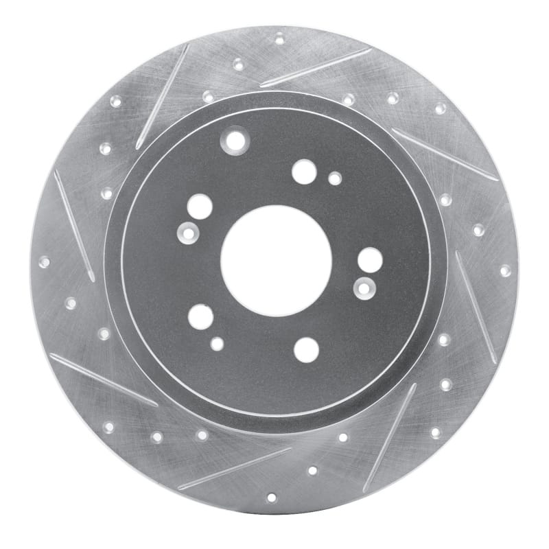 R1 Concepts — R1 06-14 Honda Ridgeline Rear Left Drilled & Slotted Silver Brake Rotor
R1 Brake Rotor Drill