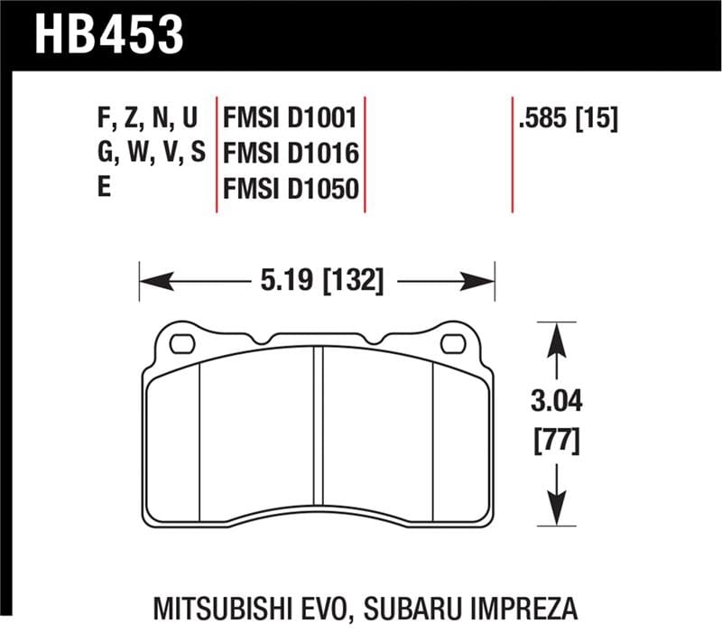 Hawk Performance — HPS Disc Brake Pad