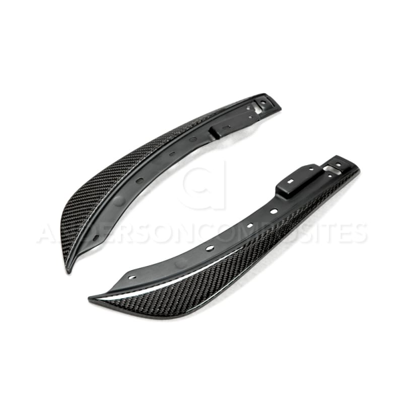 Anderson Composites — Anderson Composites 09-14 Dodge Challenger Front Bumper Canards