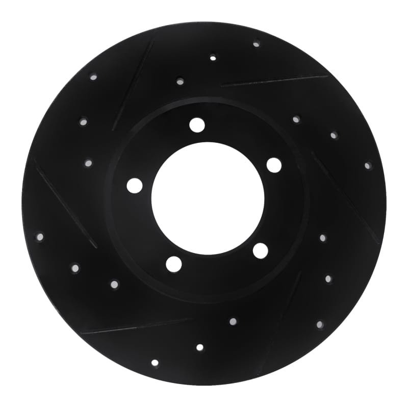 R1 Concepts — R1 75-83 Toyota Pickup Front Left Drilled & Slotted Black Brake Rotor
R1 Brake Rotor Drill