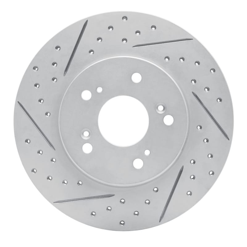 R1 Concepts — R1 91-96 Acura Nsx Rear Left Drilled & Slotted Geo-Carbon Rotor