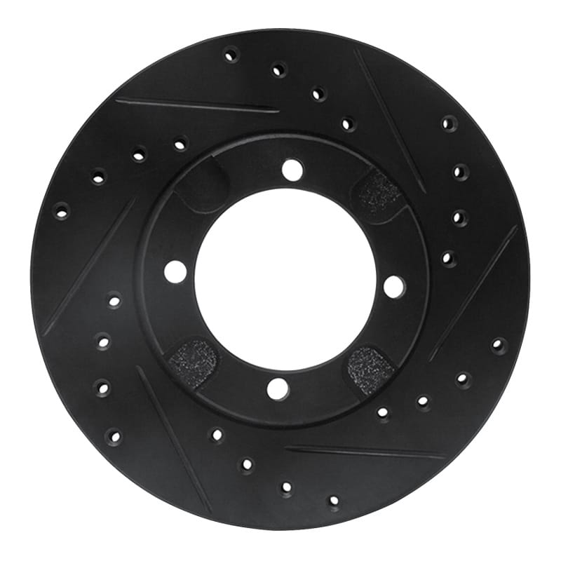 R1 Concepts — R1 83-91 Dodge COLT Front Right Drilled & Slotted Black Brake Rotor
R1 Brake Rotor Drill