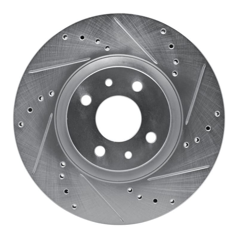R1 Concepts — R1 2012-2019 Fiat 500 (USA/Canada) Front Right Drilled & Slotted Silver Brake Rotor
R1 Brake Rotor Drill
