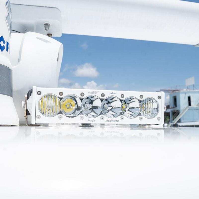 Baja Designs — Baja Designs Marine OnX6+ Straight Light Bar 10in. Driving Combo/Clear - White