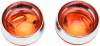 Kuryakyn — Kuryakyn Deep Dish Bezels With Amber Lenses