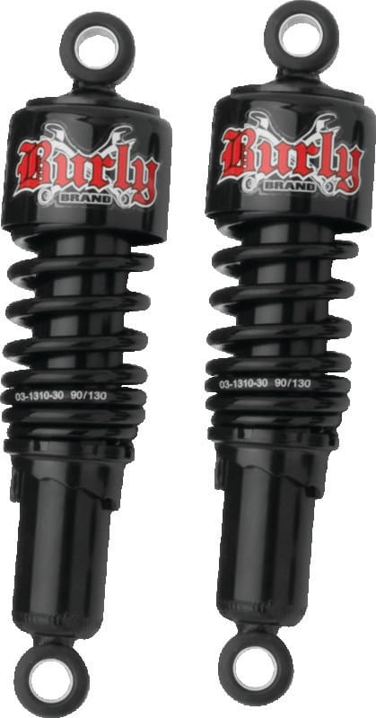 Burly Brand — Slammer 10.5" Shocks, Black