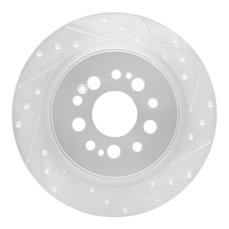 R1 Concepts — R1 17-25 Acura RDX Rear Right Drilled & Slotted Silver Brake Rotor
R1 Brake Rotor Drill