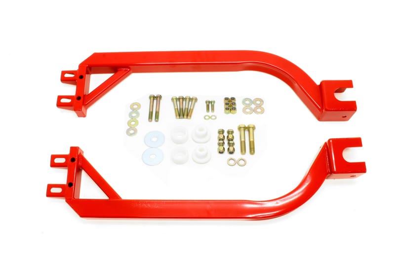 BMR Suspension — BMR 67-69 1st Gen F-Body Bolt-On Subframe Connectors - Red