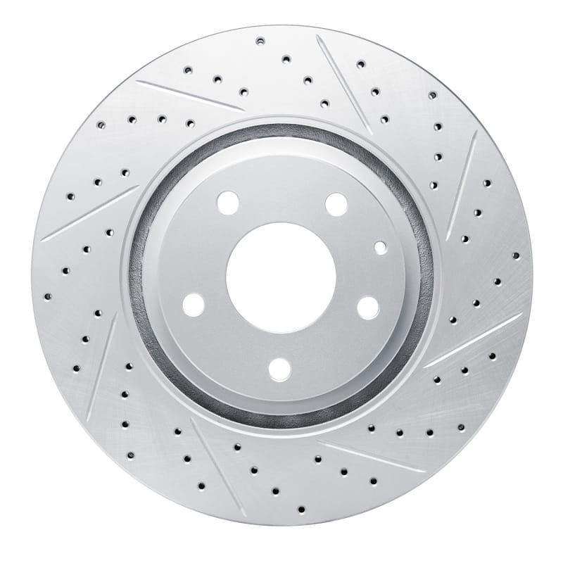 R1 Concepts — R1 16-25 Mazda 6 Front Right Drilled & Slotted Geo-Carbon Rotor