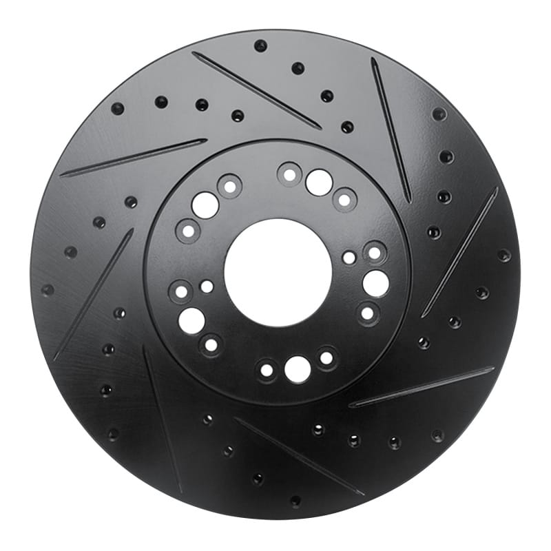 R1 Concepts — R1 92-10 Lexus LS400 Front Right Drilled & Slotted Black Brake Rotor
R1 Brake Rotor Drill