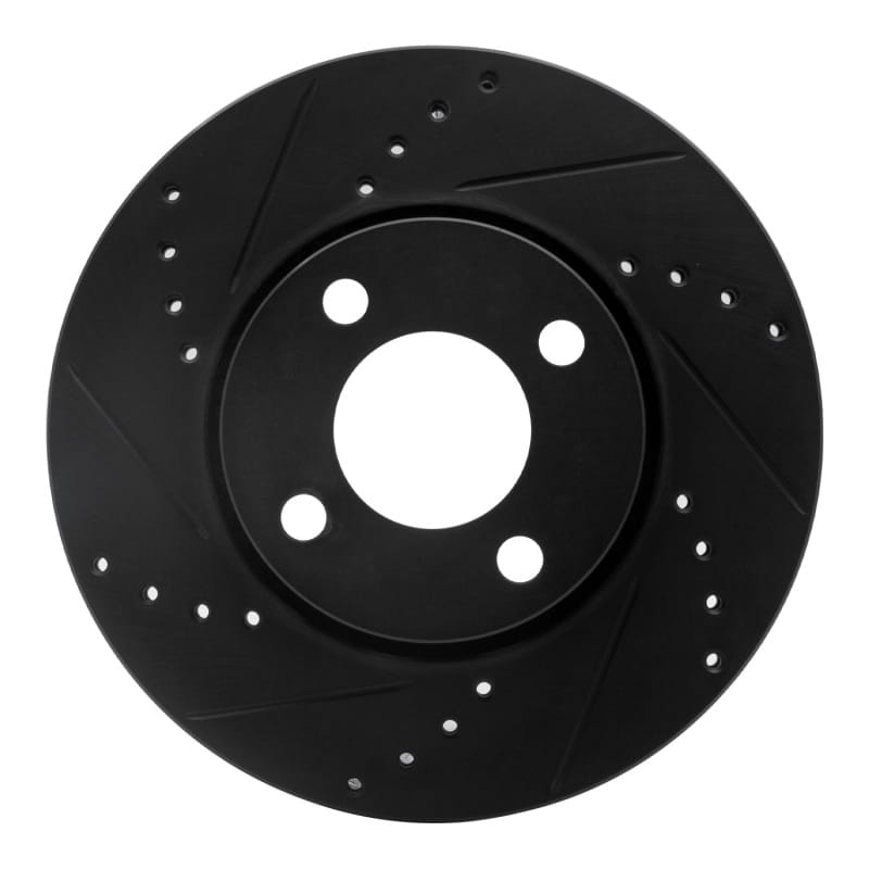 R1 Concepts — R1 90-98 Audi Cabriolet Front Left Drilled & Slotted Black Brake Rotor
R1 Brake Rotor Drill