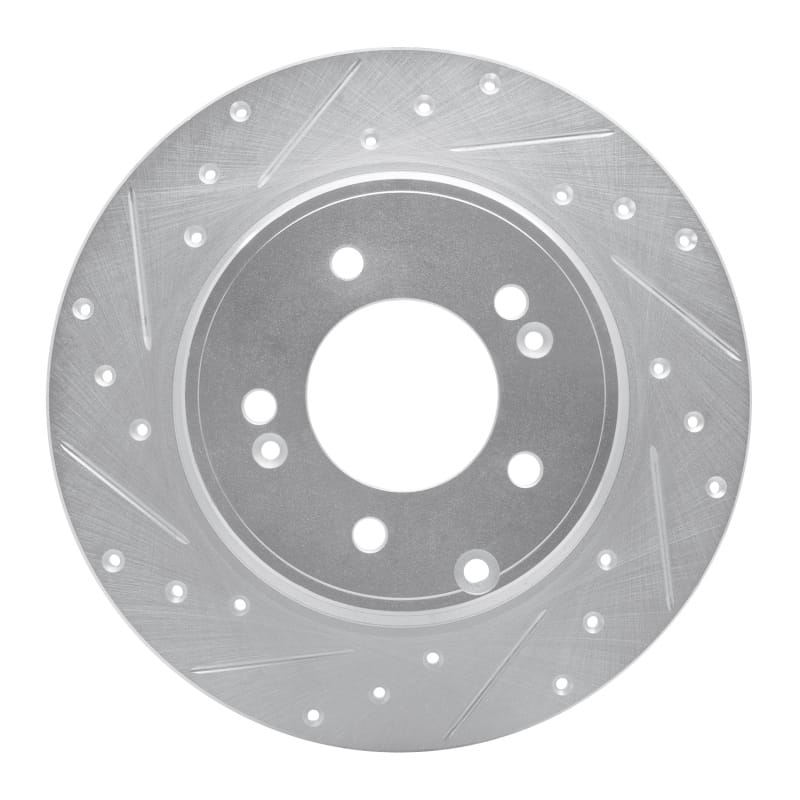 R1 Concepts — R1 17-19 Kia Cadenza Rear Left Drilled & Slotted Silver Brake Rotor
R1 Brake Rotor Drill
