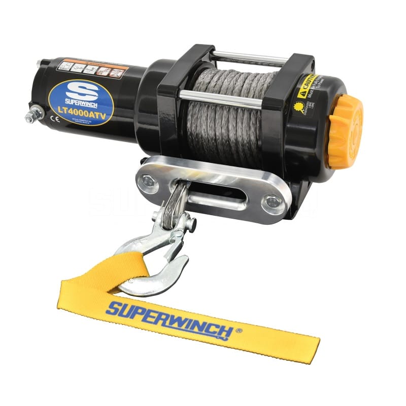 Superwinch — Superwinch 4000 LBS 12V DC 3/16in x 50ft Synthetic Rope LT4000 Winch
Winch