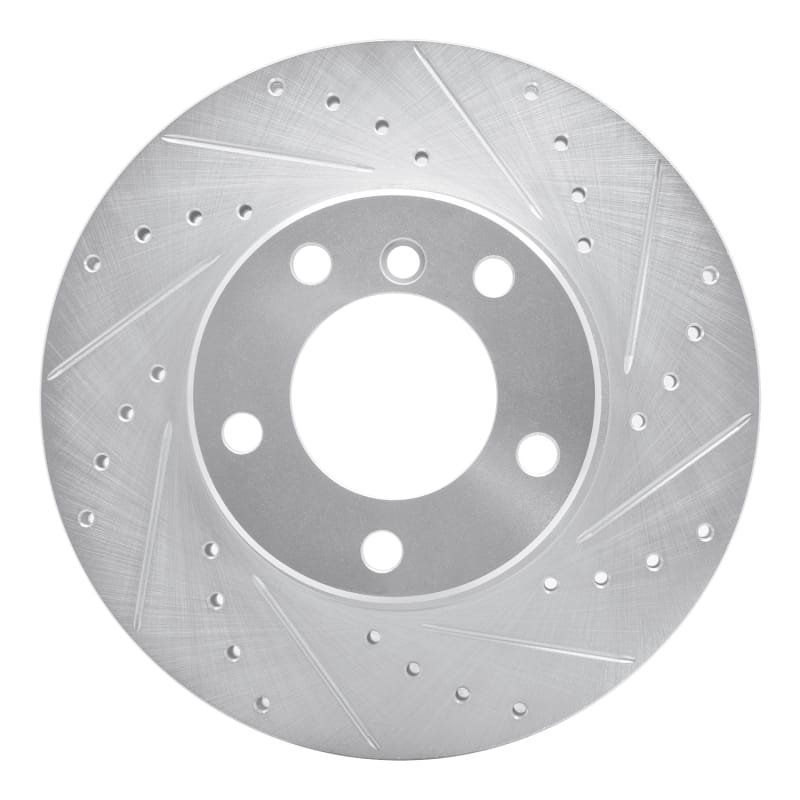 R1 Concepts — R1 96-03 BMW 528I Front Right Drilled & Slotted Silver Brake Rotor
R1 Brake Rotor Drill