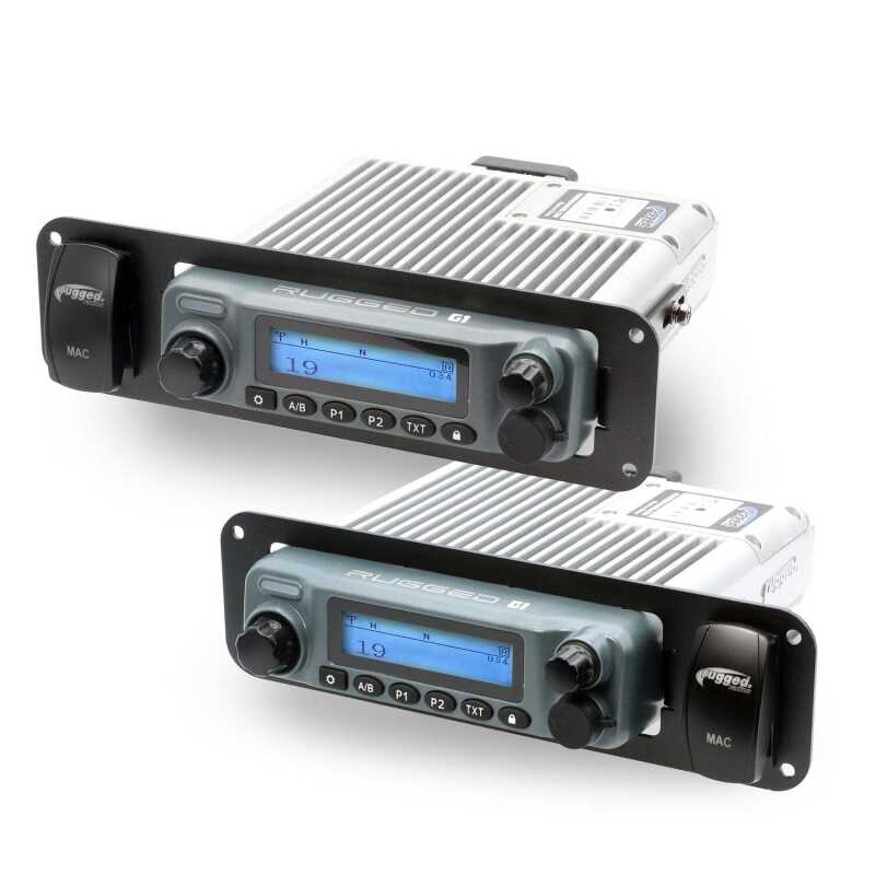 Rugged Radios — Rugged Radios In-Dash Mount with Switch Hole for Rugged Radios