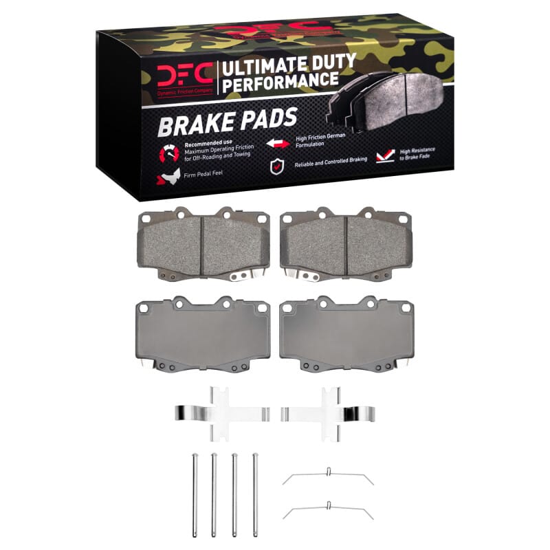 DFC — DFC 95-04 Toyota Tacoma Front Ultimate Duty Performance Brake Pads and Hardware Kit
DFC Brake Pad Set