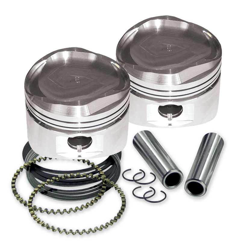 S&S Cycle — S&S Cycle 84-99 BT 89in Low Compression Stroker Pistons - Standard