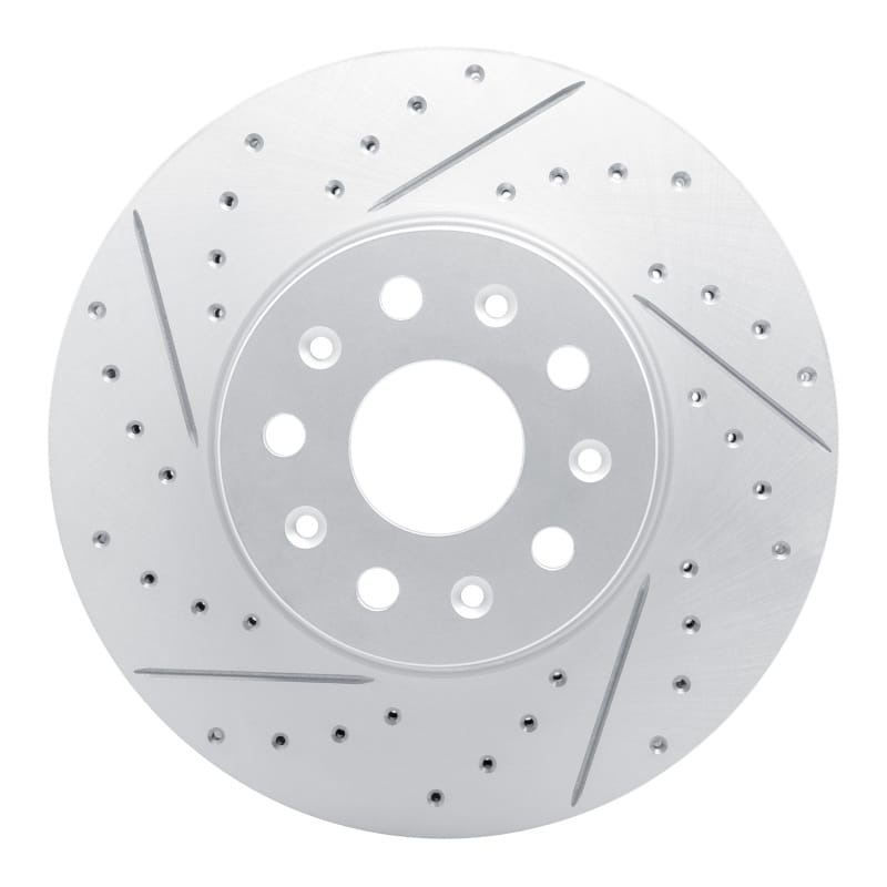 R1 Concepts — R1 16-25 Cadillac Ct5 Front Left Drilled & Slotted Geo-Carbon Rotor