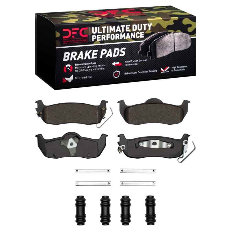 DFC — DFC 04-15 Infiniti QX56 Rear Ultimate Duty Performance Brake Pads and Hardware Kit
DFC Brake Pad Set