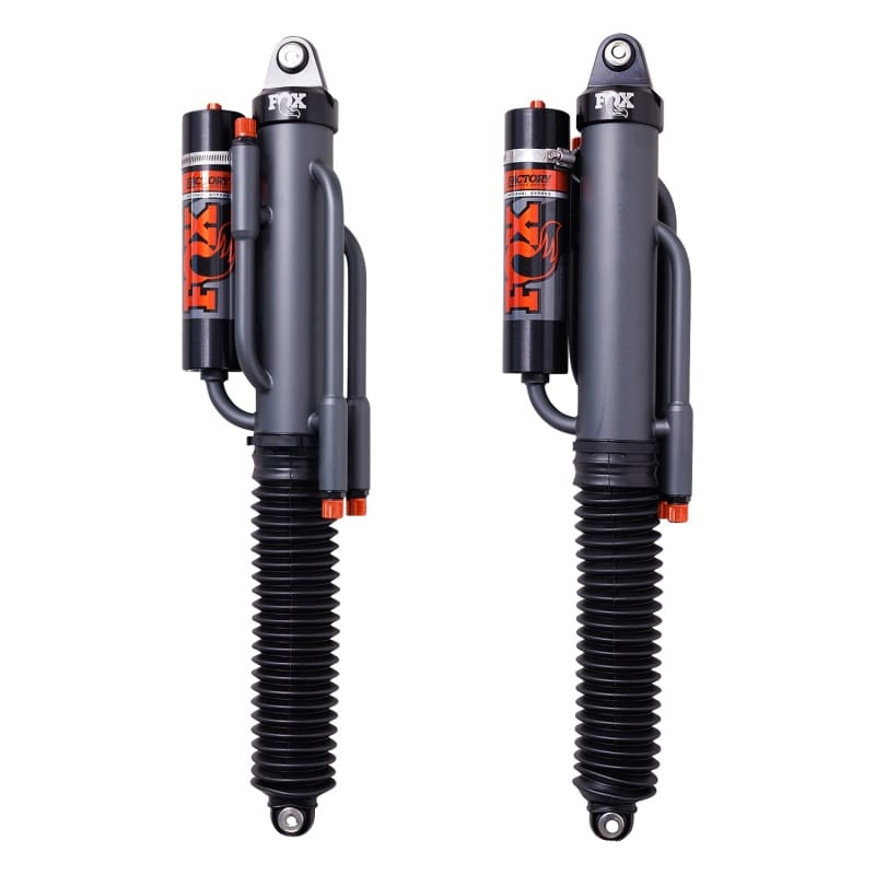 FOX — Fox Ford Raptor 3.0 Factory Series 11.48in. External QAB P/B Reservoir Rear Shock Set - Black/Zinc
3.0 Bypass Shocks