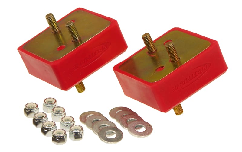 Prothane — Prothane 67-92 Jeep V8 Motor Mounts - Red
ENGINE MOUNTS