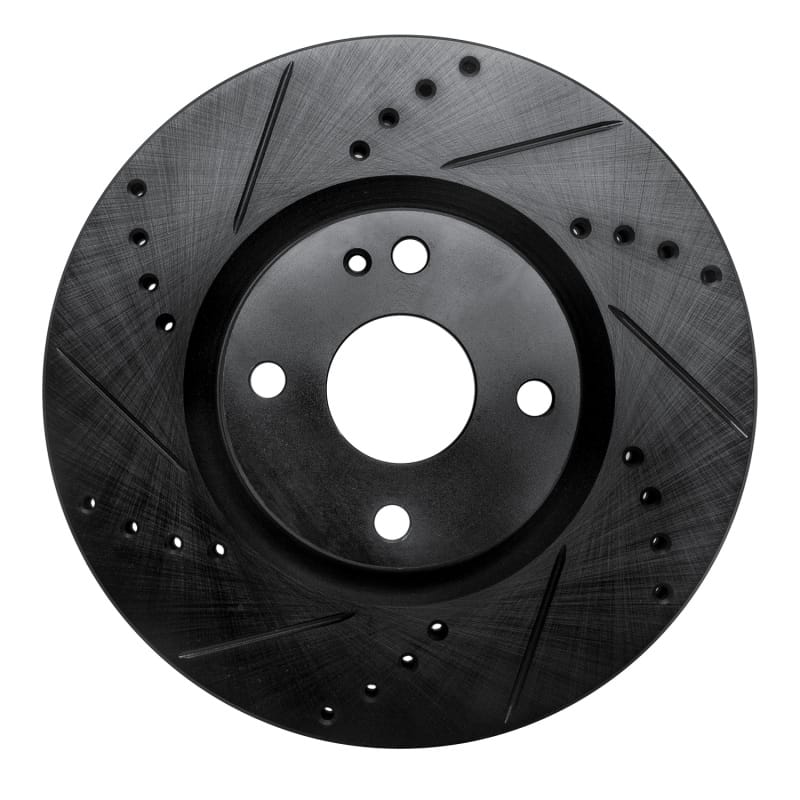 R1 Concepts — R1 16-25 Fiat 124 Spider Front Left Drilled & Slotted Black Brake Rotor
R1 Brake Rotor Drill