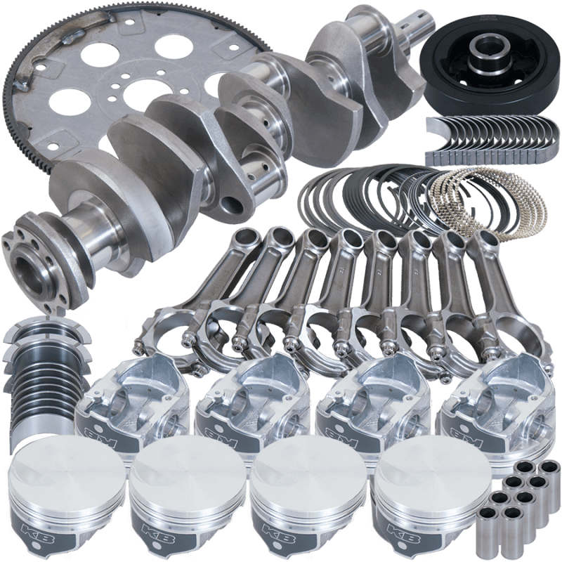 Eagle — Eagle Chevy 454 4.250in Crank 6.385in I-Beam Rods -3cc Flat Top 4.250in Pistons Balanced Assembly
Bal Str & Strip Assy