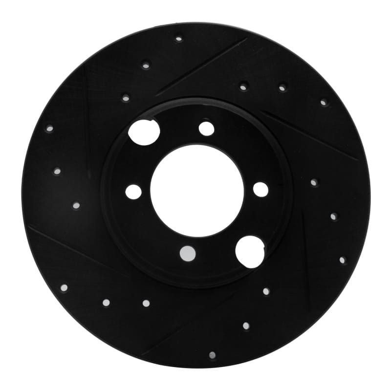 R1 Concepts — R1 83-93 Jaguar XJRS Rear Left Drilled & Slotted Black Brake Rotor
R1 Brake Rotor Drill