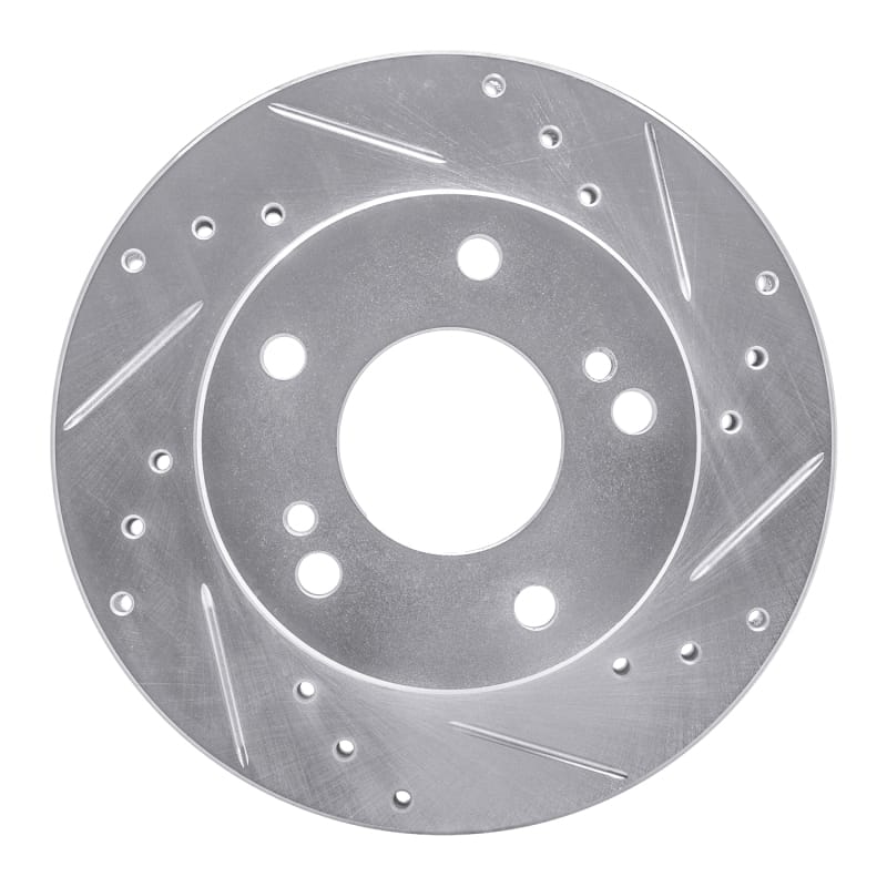 R1 Concepts — R1 94-96 Nissan 240SX Front Right Drilled & Slotted Silver Brake Rotor
R1 Brake Rotor Drill