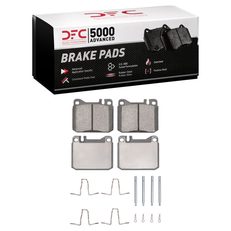 DFC — DFC 79-85 Mercedes-Benz 240D Front 5000 Advanced Low Metallic Brake Pads and Hardware Kit
DFC Brake Pad Set
