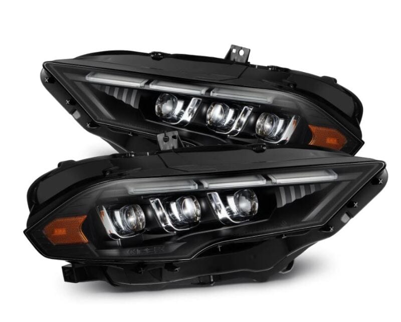 AlphaRex — AlphaRex 18-20 Ford Mustang NOVA LED Proj Headlights Black w/Activ Light/Seq Signal/Switch DRL
Projector Headlights