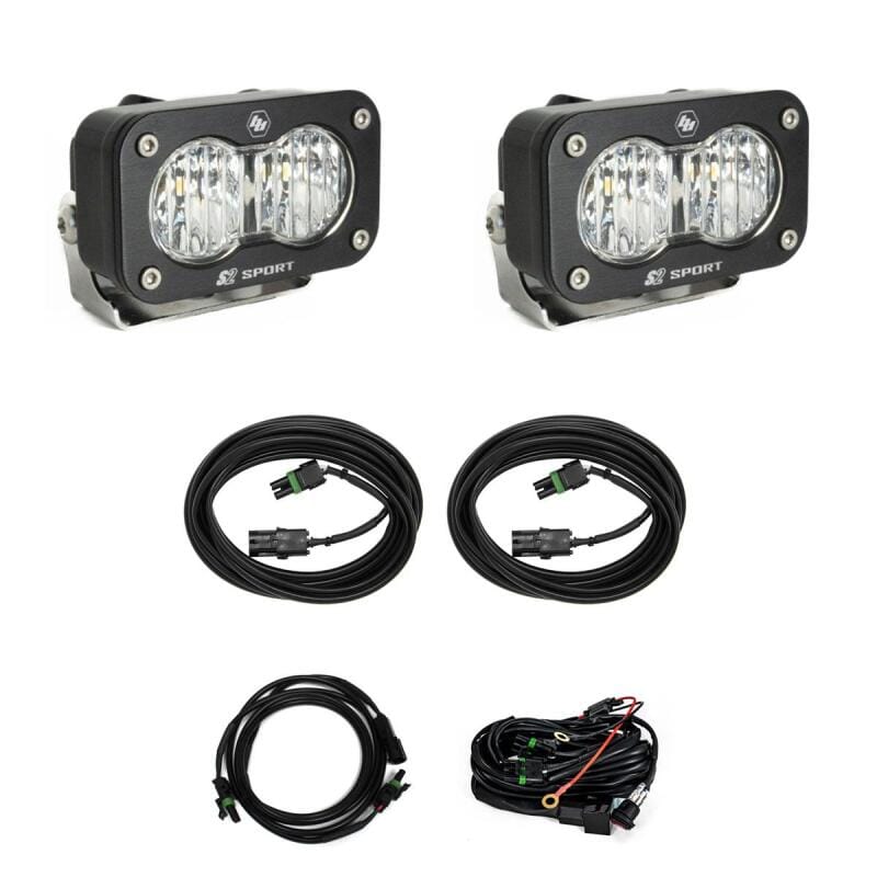 Baja Designs — Baja Designs 23-24 Ford F250/F350 Super Duty S2 Sport Dual Reverse Light Kit w/ Toggle