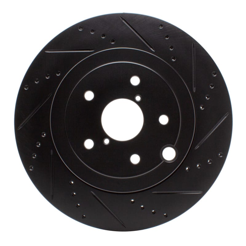 R1 Concepts — R1 18-25 Subaru WRX Rear Right Drilled & Slotted Black Brake Rotor
R1 Brake Rotor Drill