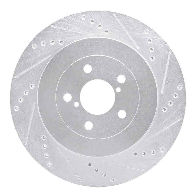 R1 Concepts — R1 03-04 Subaru Impreza Rear Right Drilled & Slotted Silver Brake Rotor
R1 Brake Rotor Drill