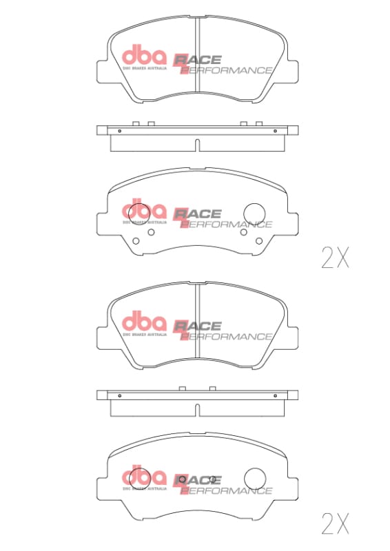 DBA — DBA 11-16 Hyundai Accent Front RP Performance Brake Pads
Brake Rotor