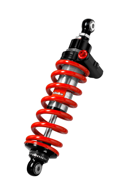 Bitubo Suspension — Bitubo XZEV Monoshocks Adjustable: Hydraulic Spring Preload, Rebound, Length, Red Spring