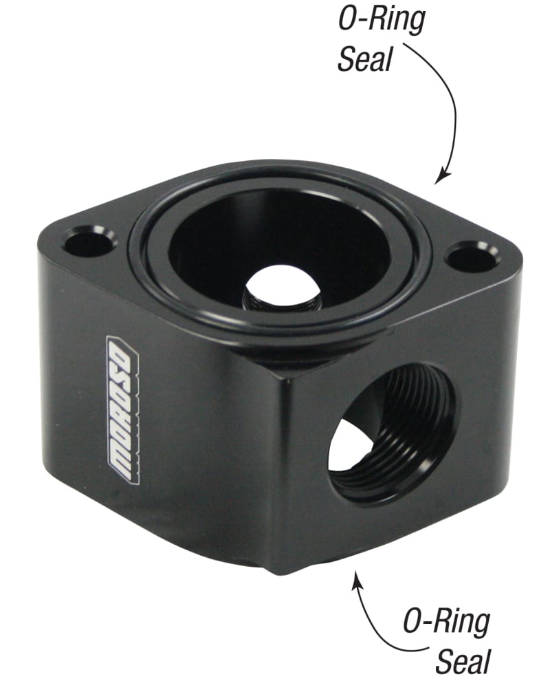 Moroso — Moroso Filler Neck Manifold Housing -16An Female Port - Aluminum