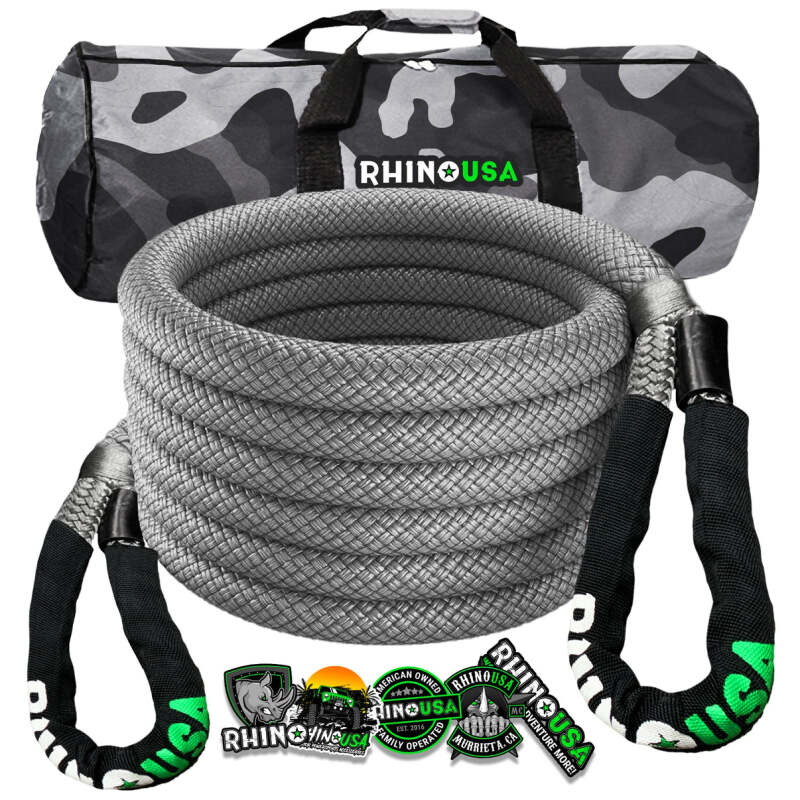 Rhino USA — Rhino USA Kinetic Energy Recovery Rope (5/8In X 20Ft) Gray
Recovery Rope