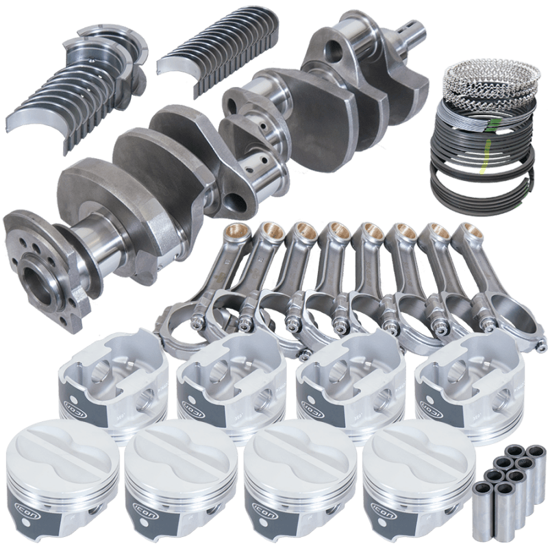 Eagle — Eagle Chevy 350 3.750in Int Balance Crank 5.700in I-Beam Rod -10cc 4.060in Pistons Rotating Assembly
STREET & STRIP ASSY