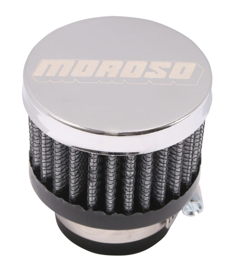 Moroso — Moroso Filtered Valve Cover Breather - Clamp-On - 1in ID