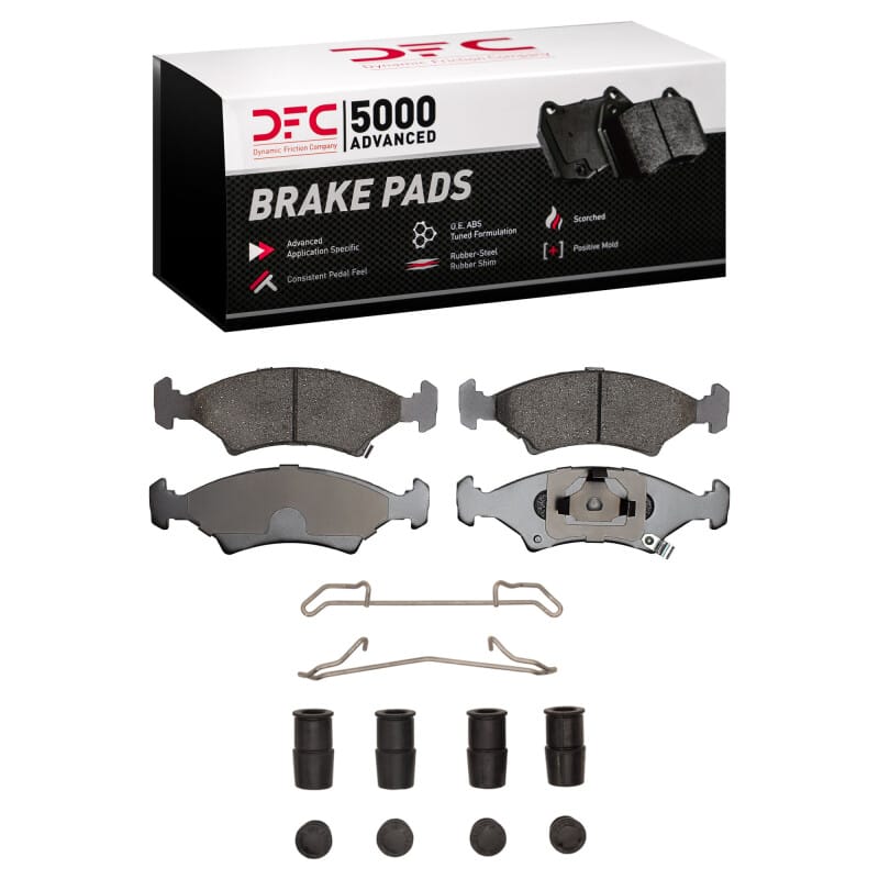 DFC — DFC 94-00 Kia Spectra Front 5000 Advanced Ceramic Brake Pads and Hardware Kit
DFC Brake Pad Set