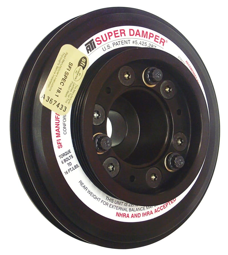 ATI — ATI Damper - 7.45in - Alum - (3) 4 Grv - Nissan RB26 R32 - 1000 HP - 2 Ring - 1Pc