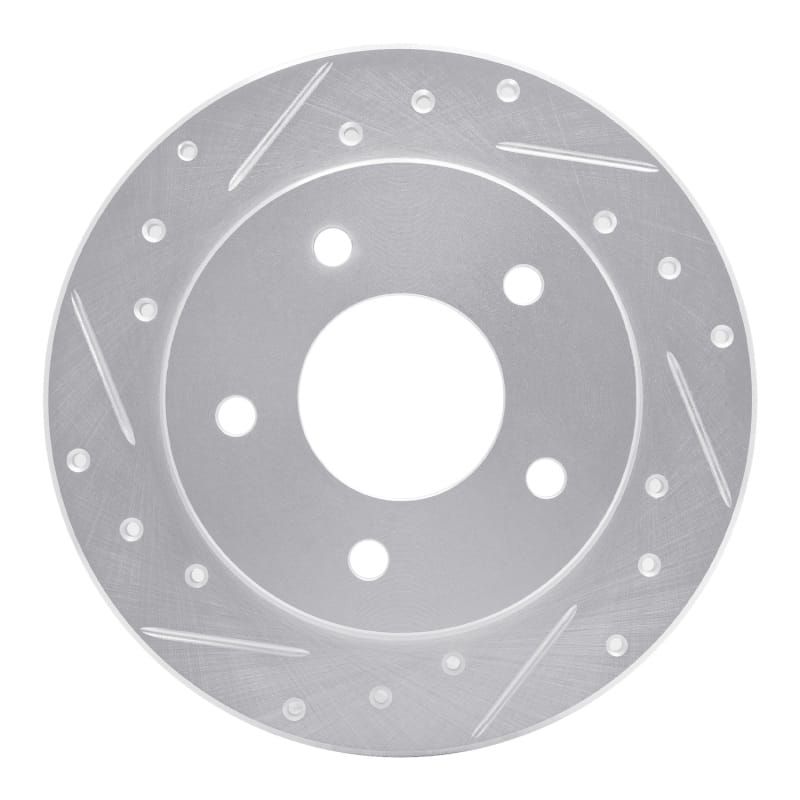 R1 Concepts — R1 86-92 Buick Reatta Rear Left Drilled & Slotted Silver Brake Rotor
R1 Brake Rotor Drill