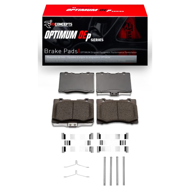 R1 Concepts — R1 05-12 Acura RL Front Optimum OE Pads & Hardware Kit
R1 Optimum Oe Pads a