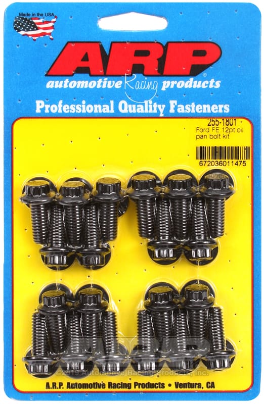 ARP — ARP Ford FE 12pt oil pan bolt kit