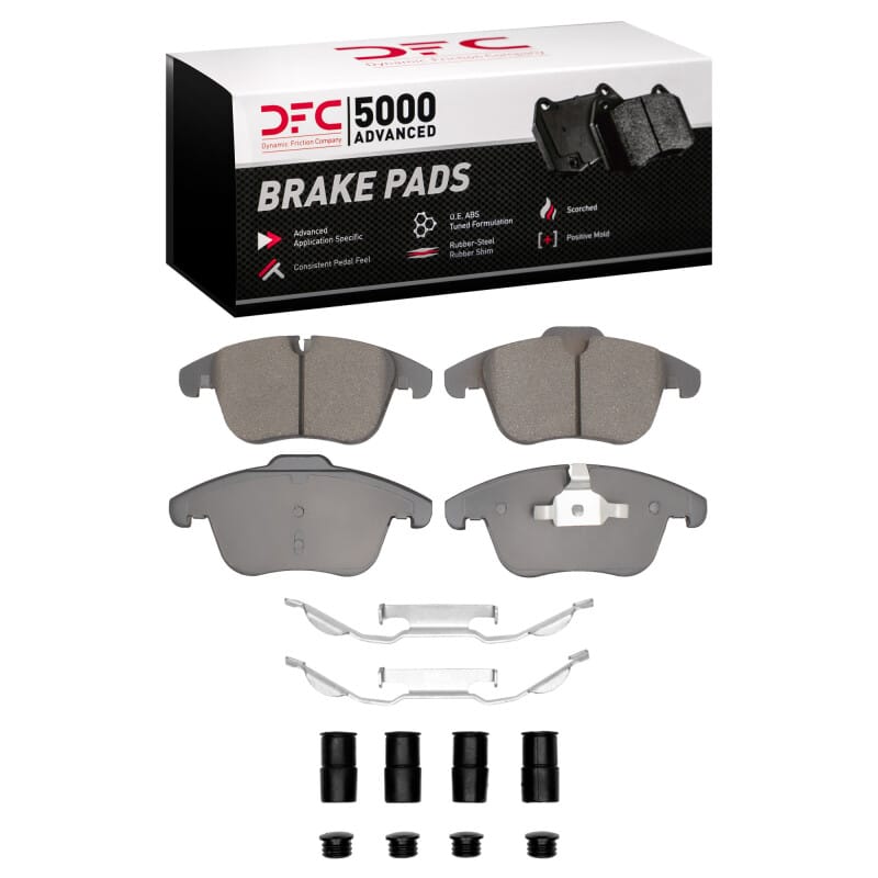 DFC — DFC 06-18 Jaguar XK Front 5000 Advanced Low Metallic Brake Pads and Hardware Kit
DFC Brake Pad Set